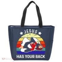 Brazilian Jiu Jitsu Jesus Has Your Back Tote Bag thumb 0