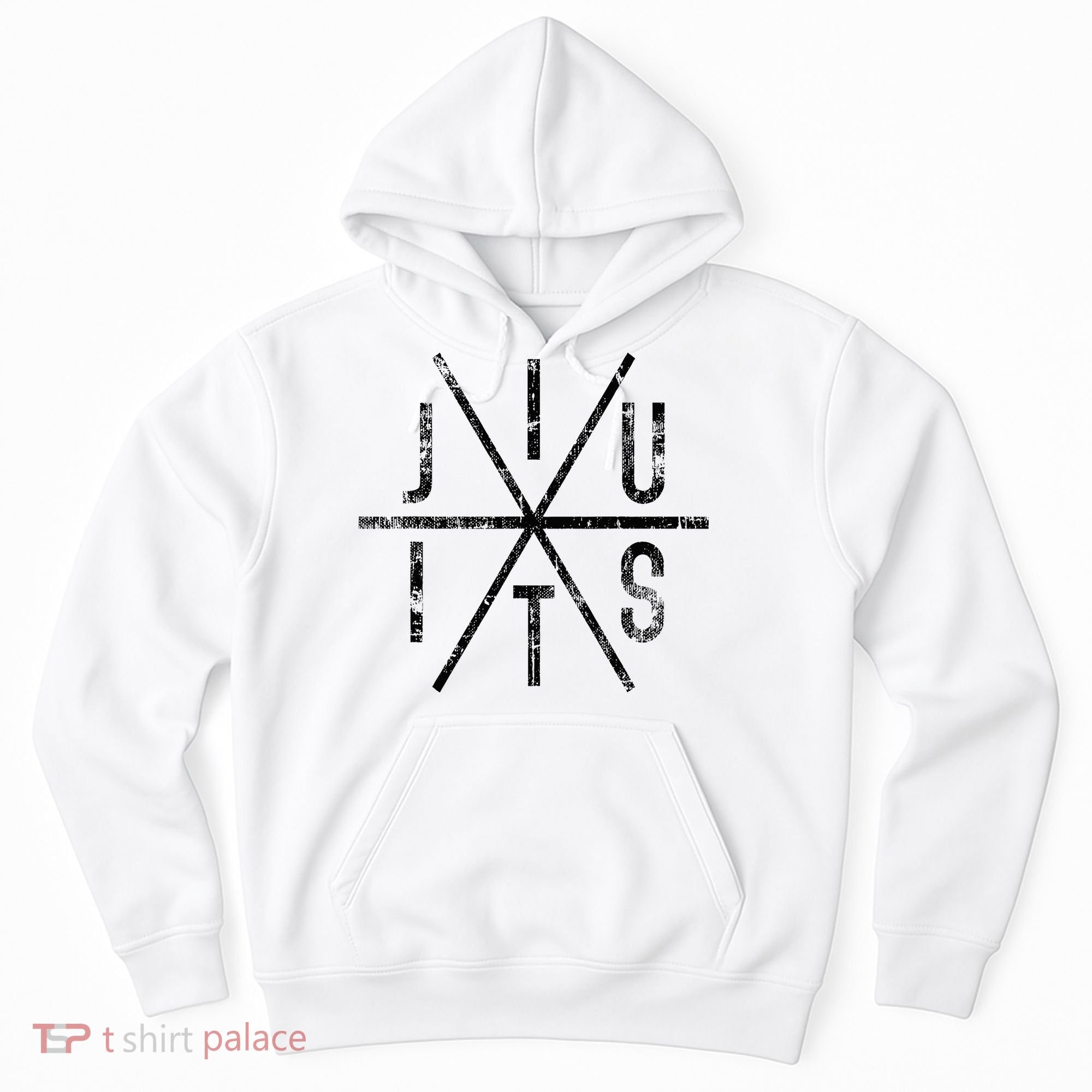 Brazilian Jiu Jitsu Bjj Distressed Hoodie