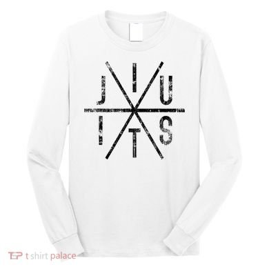 Brazilian Jiu Jitsu Bjj Distressed Long Sleeve Shirt
