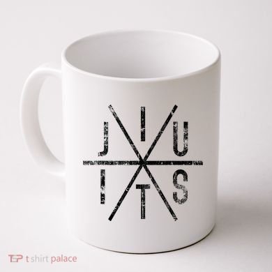 Brazilian Jiu Jitsu Bjj Distressed Coffee Mug