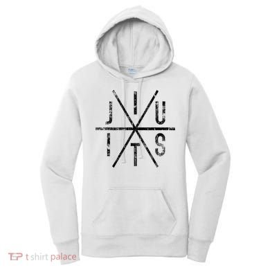 Brazilian Jiu Jitsu Bjj Distressed Women's Hoodie