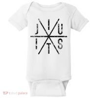 Brazilian Jiu Jitsu Bjj Distressed Baby Bodysuit thumb 0