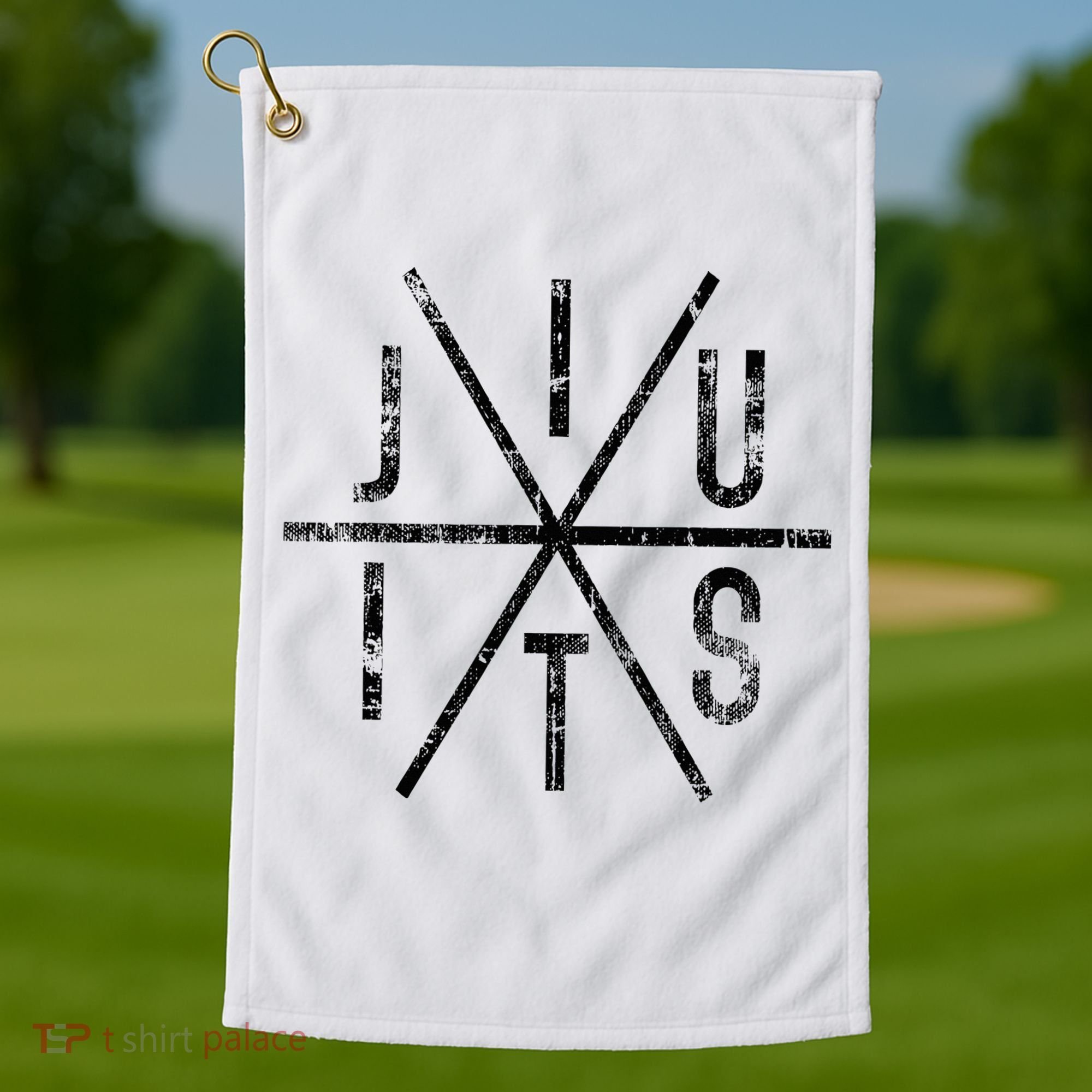 Brazilian Jiu Jitsu Bjj Distressed Golf Towel