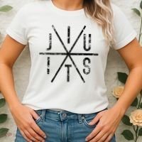 Brazilian Jiu Jitsu Bjj Distressed Women's T-Shirt thumb 2