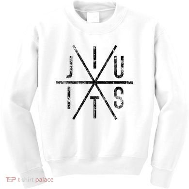 Brazilian Jiu Jitsu Bjj Distressed Kids Sweatshirt