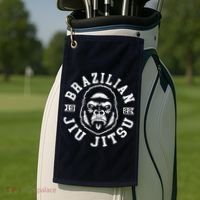 Brazilian Jiu Jitsu , Bjj, Jiu Jitsu Golf Towel thumb 2