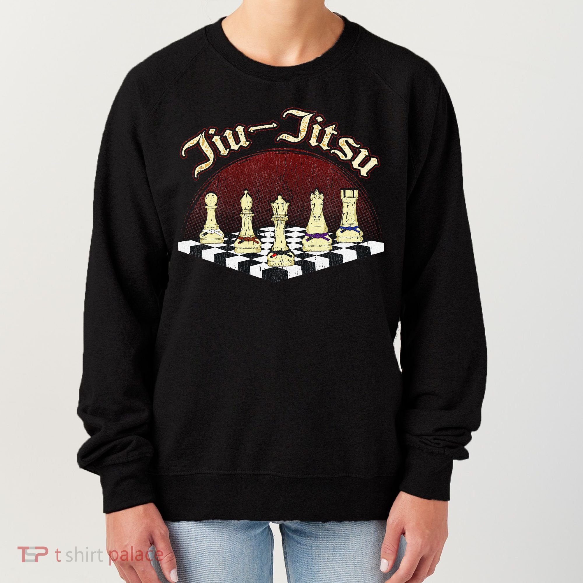 Brazilian Jiu Jitsu Chess Black Belt Women's Sweatshirt