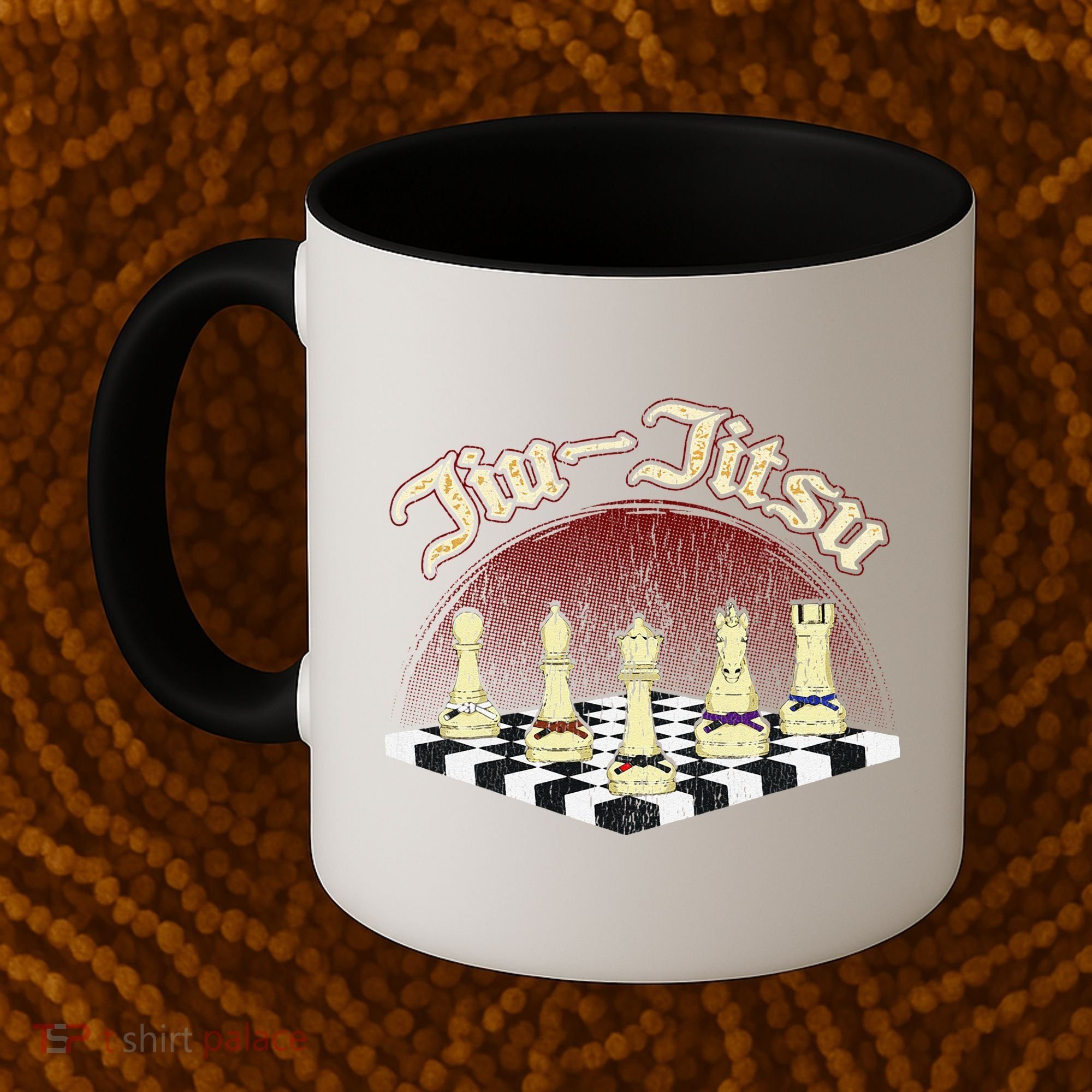 Brazilian Jiu Jitsu Chess Black Belt Coffee Mug