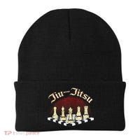 Brazilian Jiu Jitsu Chess Black Belt Beanie thumb 0