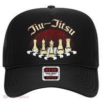 Brazilian Jiu Jitsu Chess Black Belt Hat thumb 0