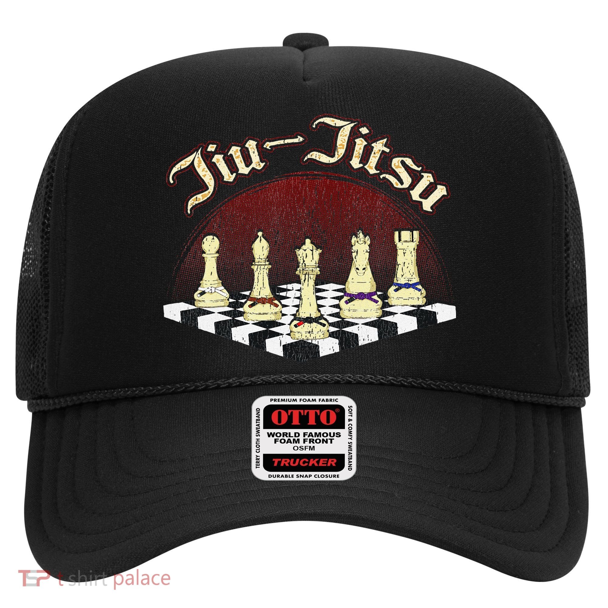Brazilian Jiu Jitsu Chess Black Belt Hat