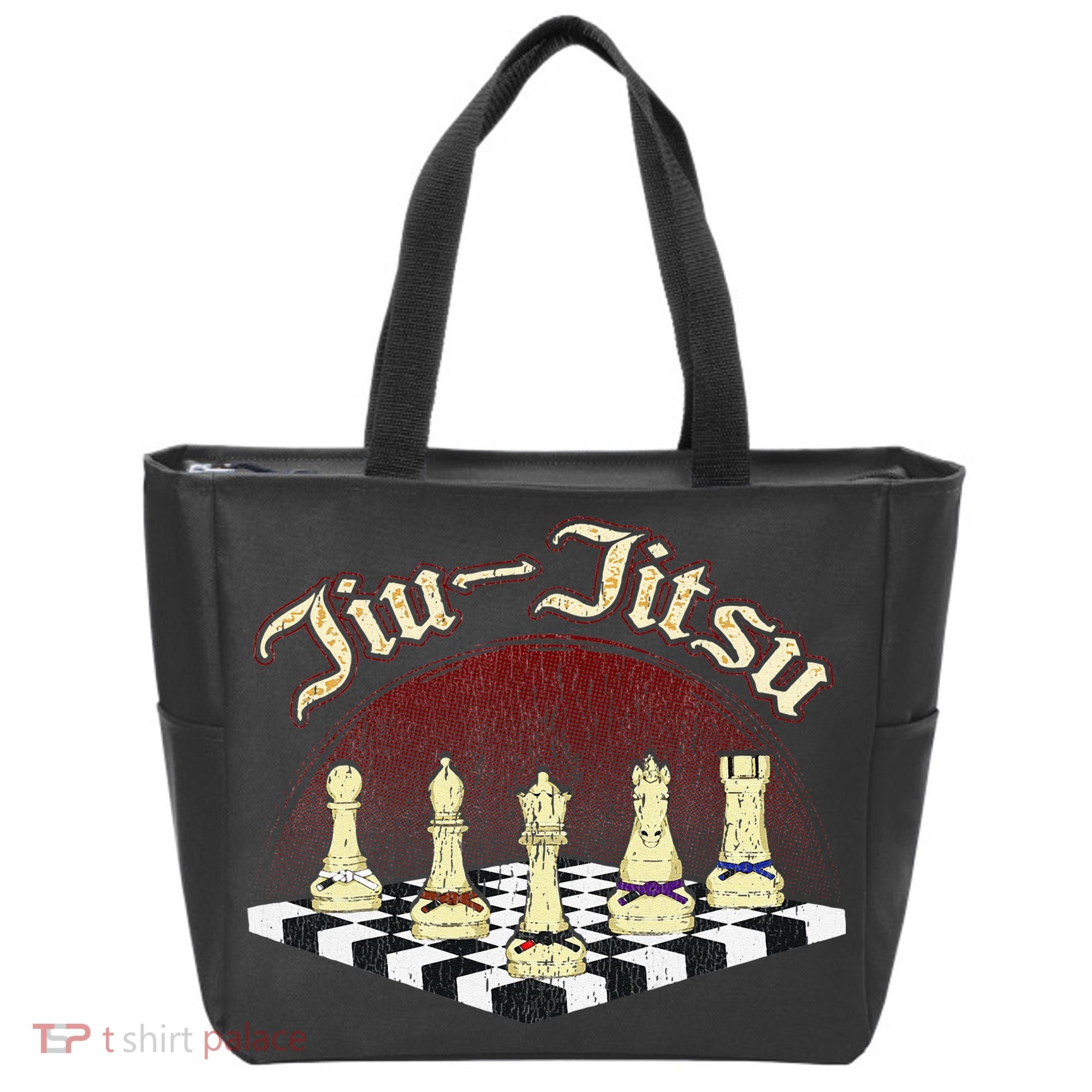 Brazilian Jiu Jitsu Chess Black Belt Tote Bag