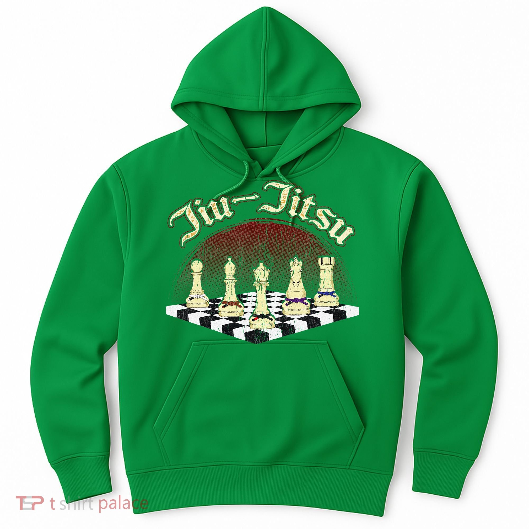 Brazilian Jiu Jitsu Chess Black Belt Hoodie