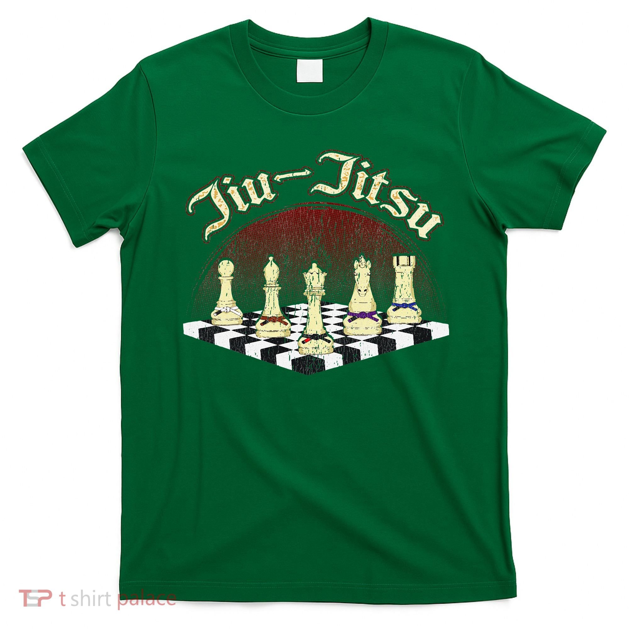 Brazilian Jiu Jitsu Chess Black Belt T-Shirt