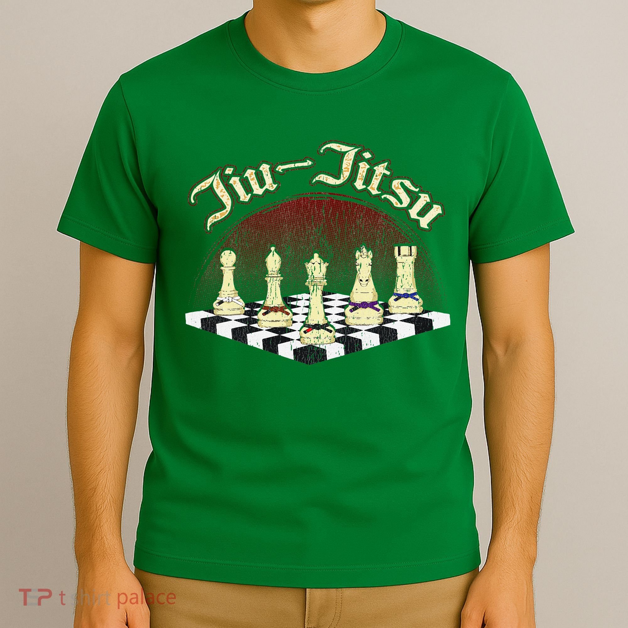 Brazilian Jiu Jitsu Chess Black Belt T-Shirt