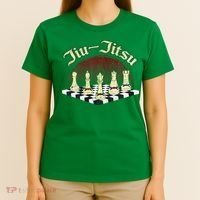 Brazilian Jiu Jitsu Chess Black Belt T-Shirt thumb 4