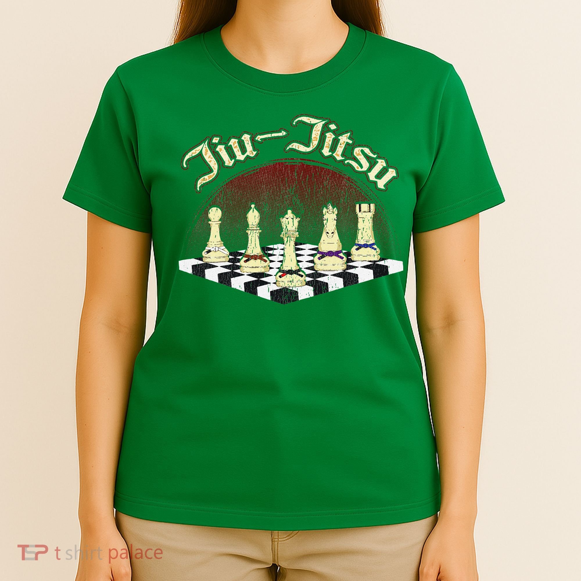 Brazilian Jiu Jitsu Chess Black Belt T-Shirt