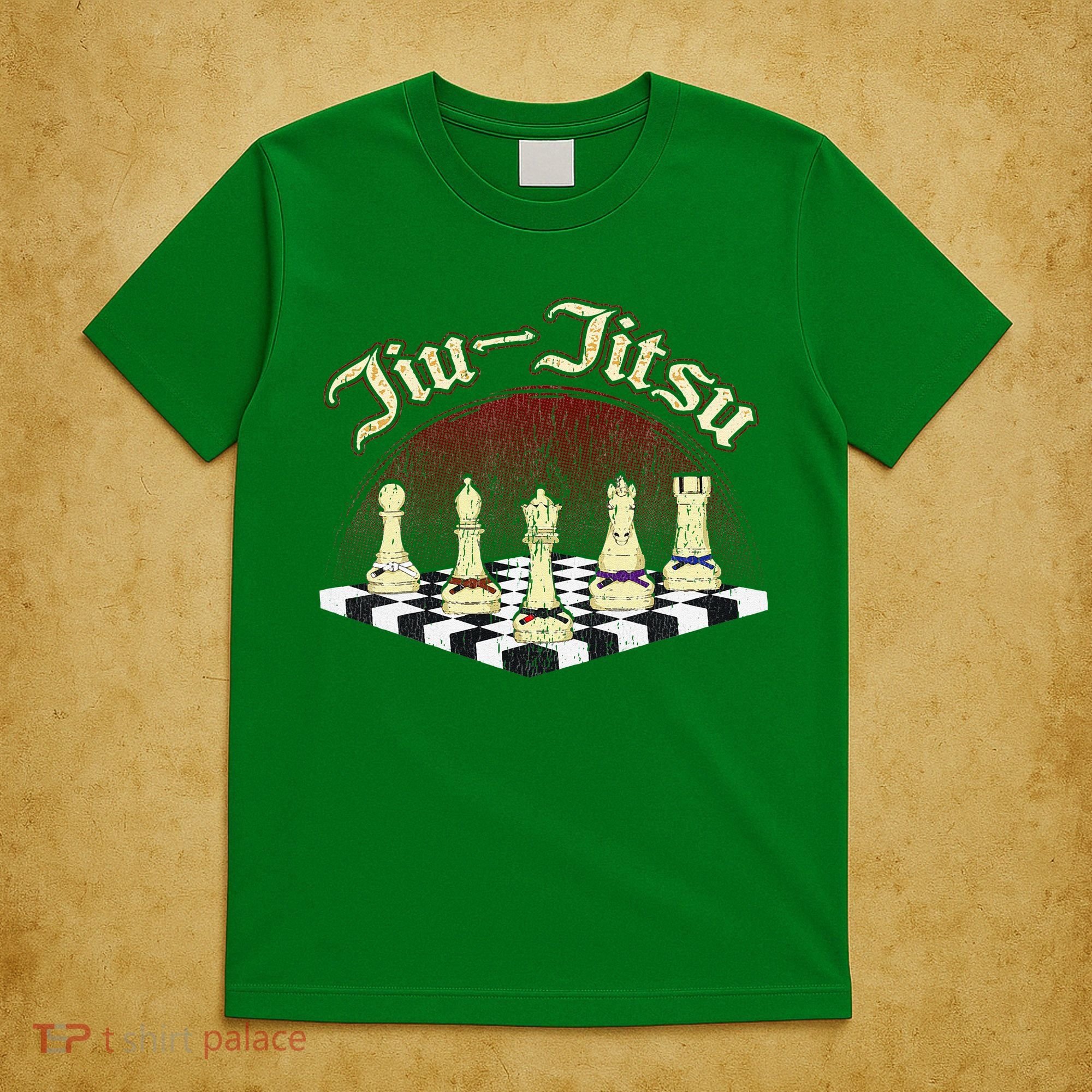 Brazilian Jiu Jitsu Chess Black Belt T-Shirt