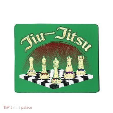 Brazilian Jiu Jitsu Chess Black Belt Mousepad