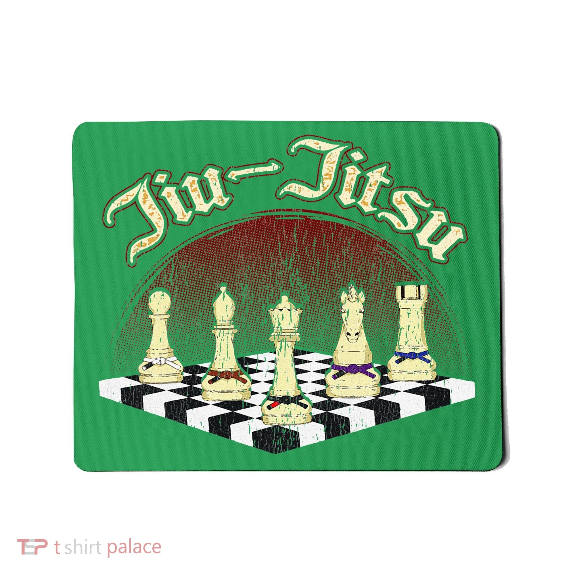 Brazilian Jiu Jitsu Chess Black Belt Mousepad