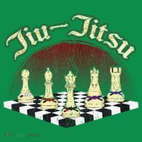 Brazilian Jiu Jitsu Chess Black Belt Mousepad thumb 1