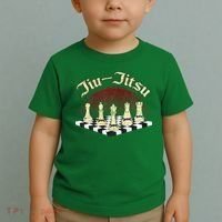 Brazilian Jiu Jitsu Chess Black Belt Toddler T-Shirt thumb 2