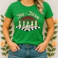 Brazilian Jiu Jitsu Chess Black Belt Women's T-Shirt thumb 2