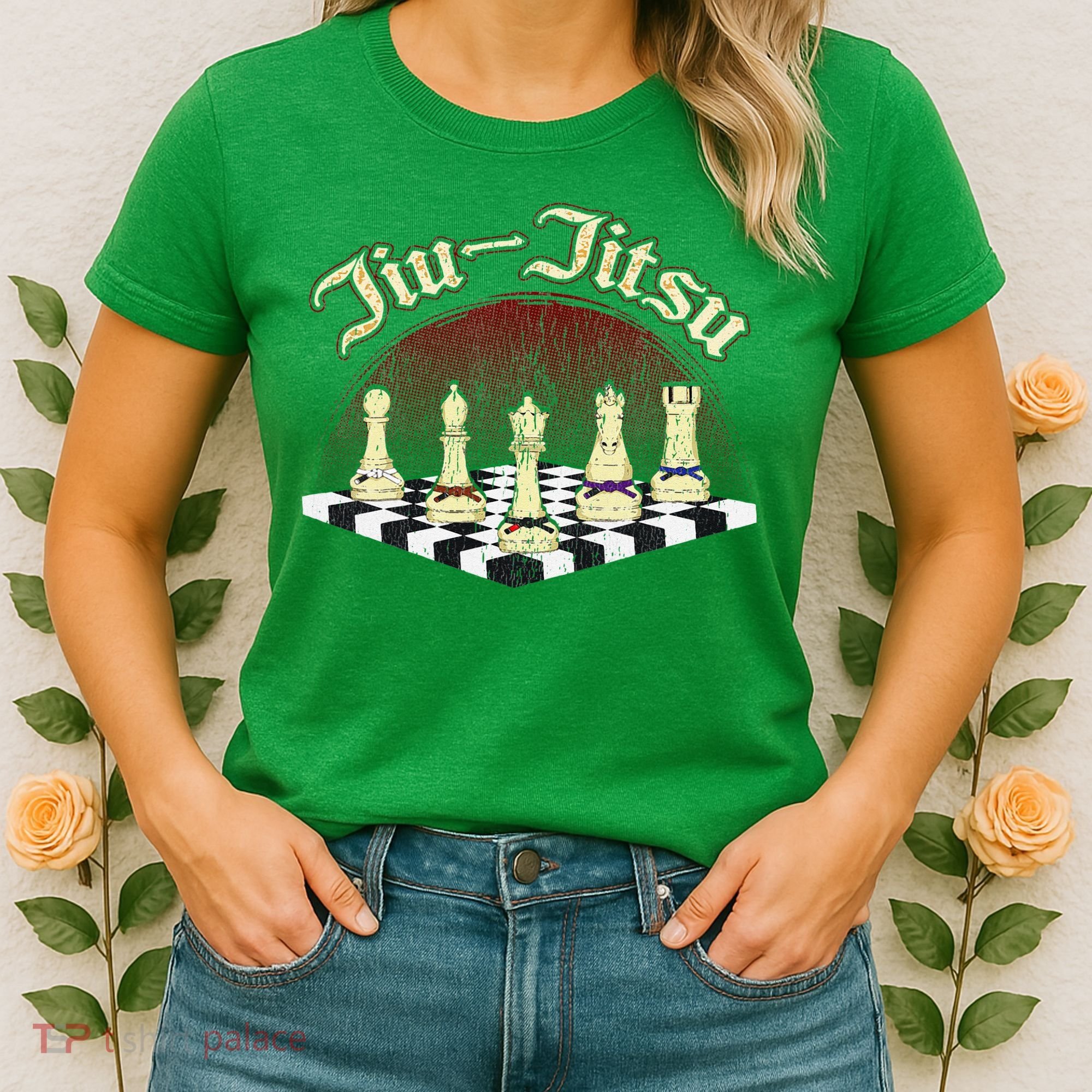 Brazilian Jiu Jitsu Chess Black Belt Women's T-Shirt