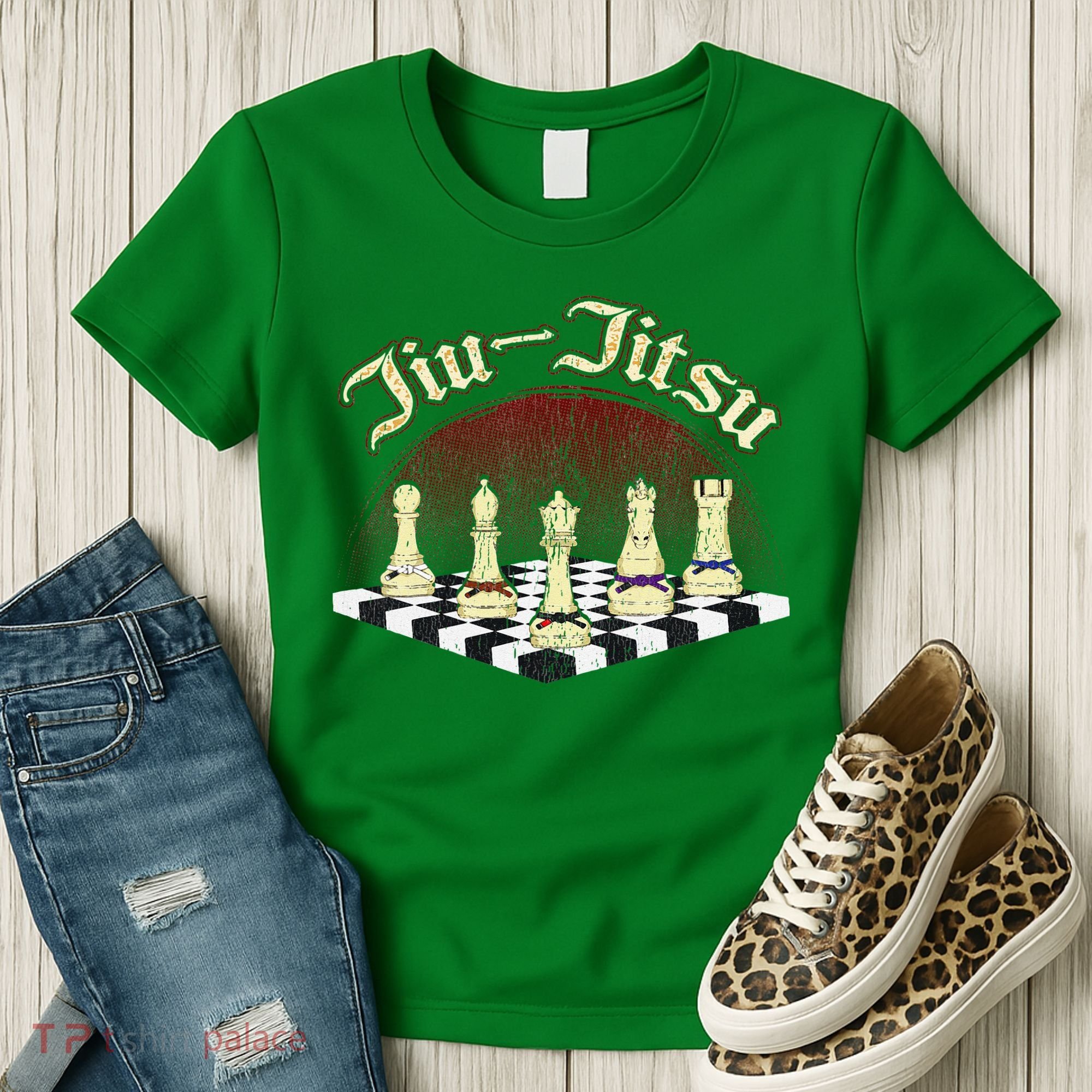 Brazilian Jiu Jitsu Chess Black Belt Women's T-Shirt