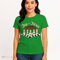Brazilian Jiu Jitsu Chess Black Belt Women's T-Shirt thumb 4