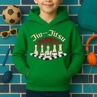 Brazilian Jiu Jitsu Chess Black Belt Kids Hoodie thumb 2