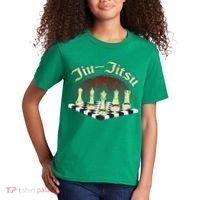 Brazilian Jiu Jitsu Chess Black Belt Kids T-Shirt thumb 2
