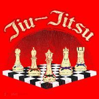 Brazilian Jiu Jitsu Chess Black Belt Santa Hat thumb 1