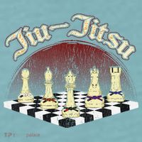 Brazilian Jiu Jitsu Chess Black Belt Sueded Cloud Jersey T-Shirt thumb 2
