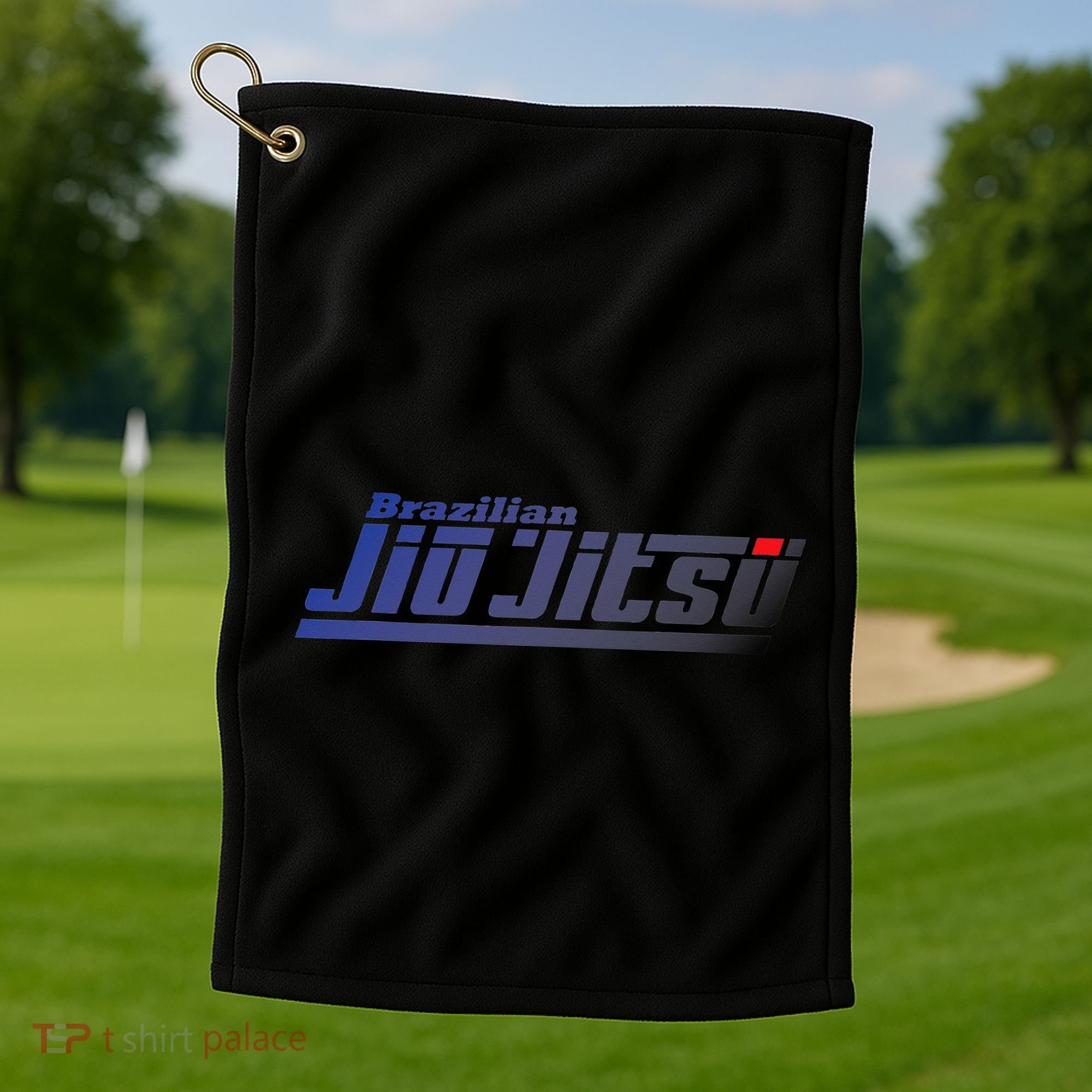 BRAZILIAN JIU JITSU BLUE BELT BJJ NOGI Grappling Golf Towel