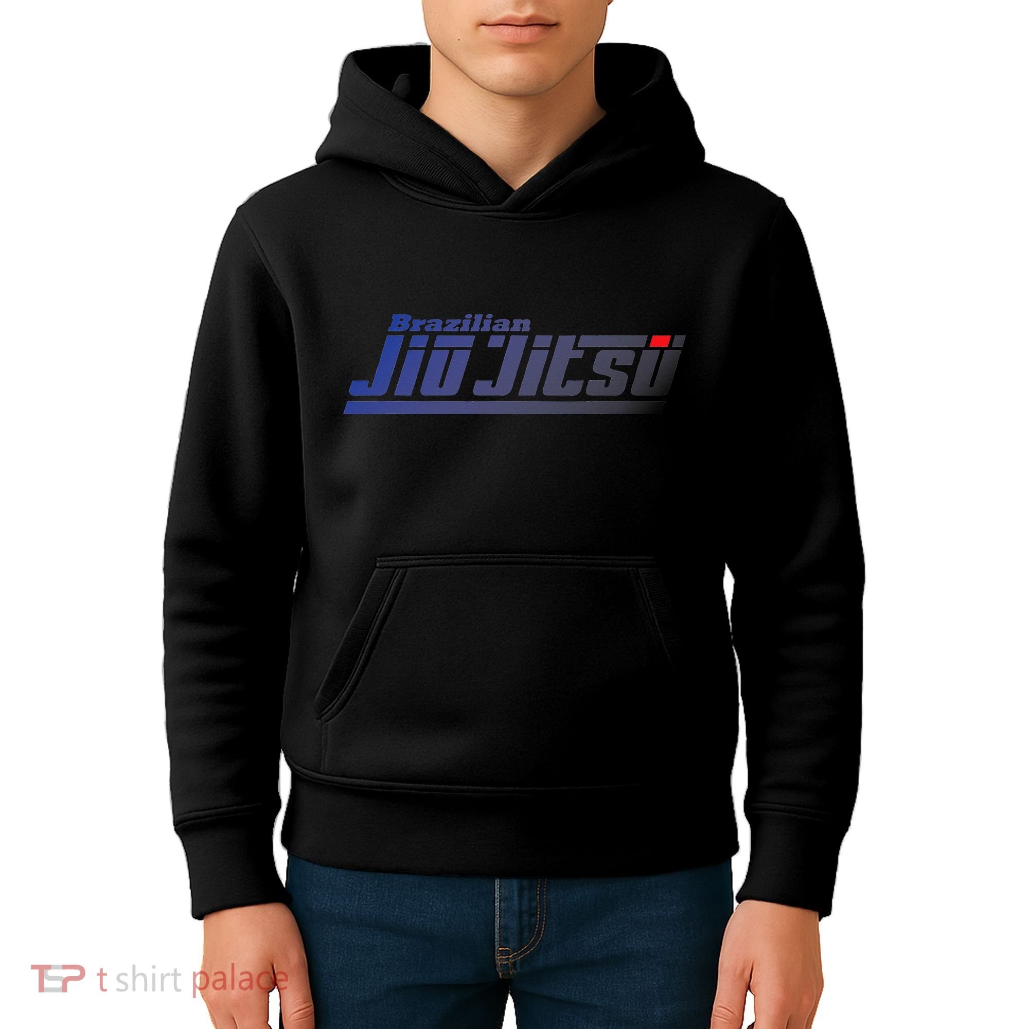 BRAZILIAN JIU JITSU BLUE BELT BJJ NOGI Grappling Kids Hoodie