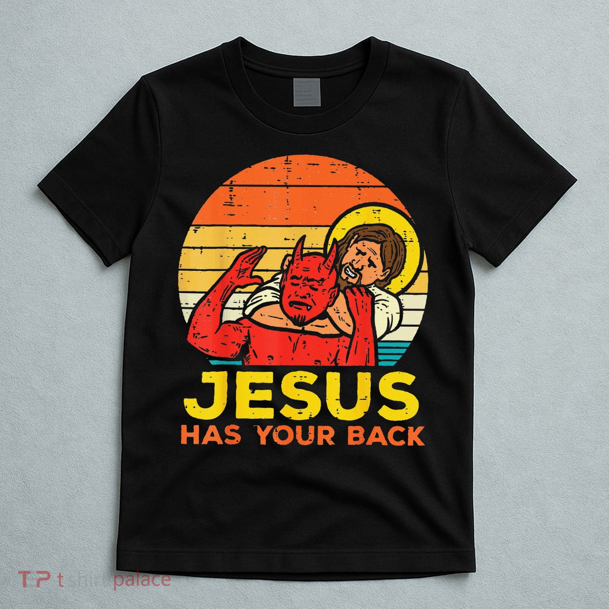 Brazilian Jiu Jitsu Jesus Jesus Has Your Back T-Shirt