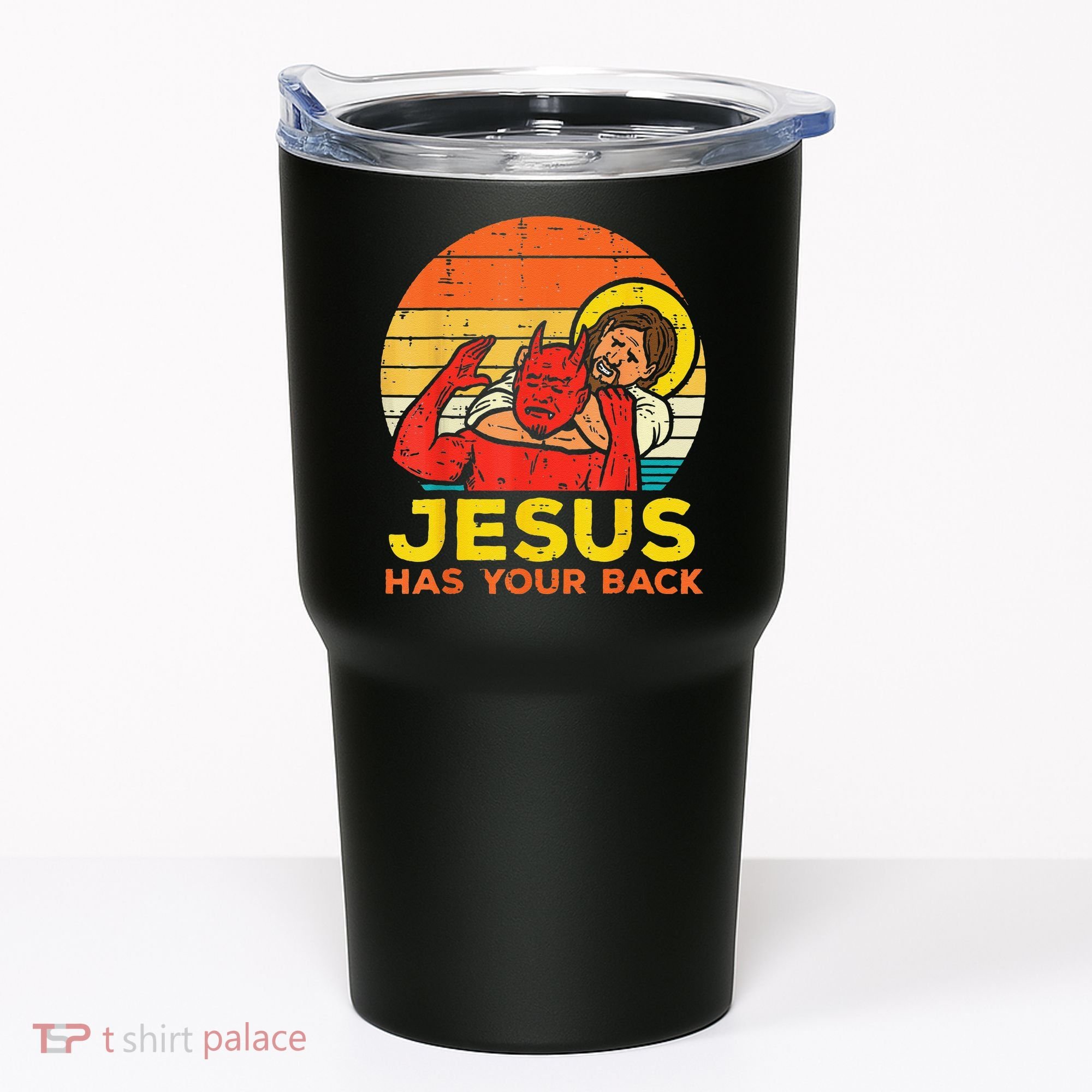 Brazilian Jiu Jitsu Jesus Jesus Has Your Back Tumbler