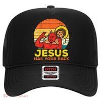 Brazilian Jiu Jitsu Jesus Jesus Has Your Back Hat thumb 0