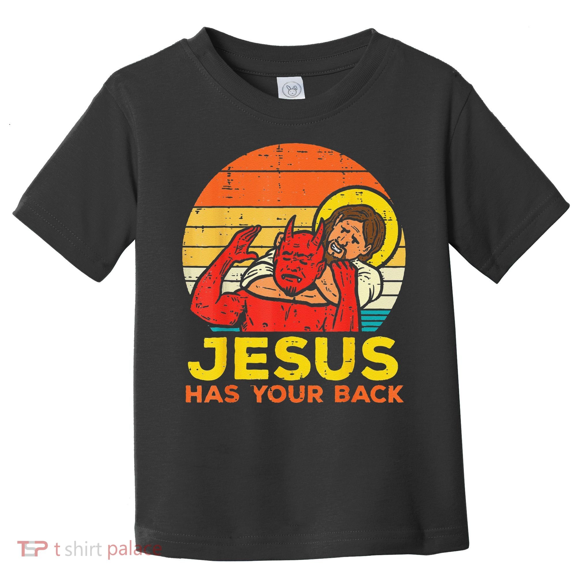 Brazilian Jiu Jitsu Jesus Jesus Has Your Back Toddler T-Shirt
