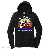 Brazilian Jiu Jitsu Jesus Jesus Has Your Back Women's Hoodie thumb 0
