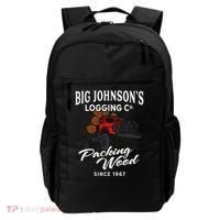 Big JohnsonS Logging Co. Packing Wood Funny Logger Backpack thumb 0