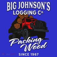Big JohnsonS Logging Co. Packing Wood Funny Logger Women's T-Shirt thumb 6