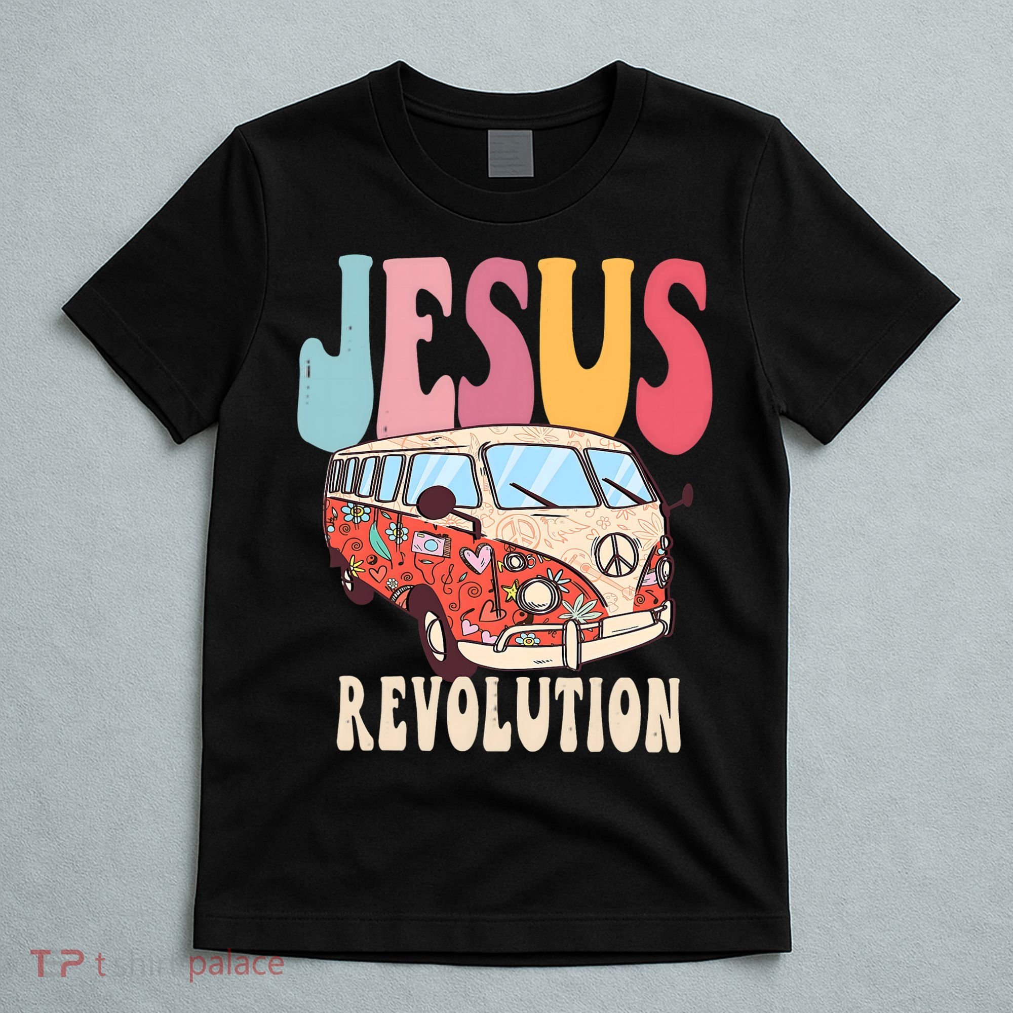 Boho Jesus Revolution, Christian Faith Based Jesus Costume T-Shirt