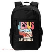Boho Jesus Revolution, Christian Faith Based Jesus Costume Backpack thumb 0