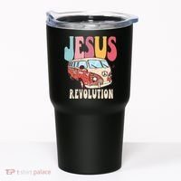 Boho Jesus Revolution, Christian Faith Based Jesus Costume Tumbler thumb 0