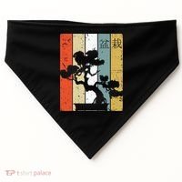 Bonsai Japanese Retro Bonsai Tree USA-Made Doggie Bandana thumb 0