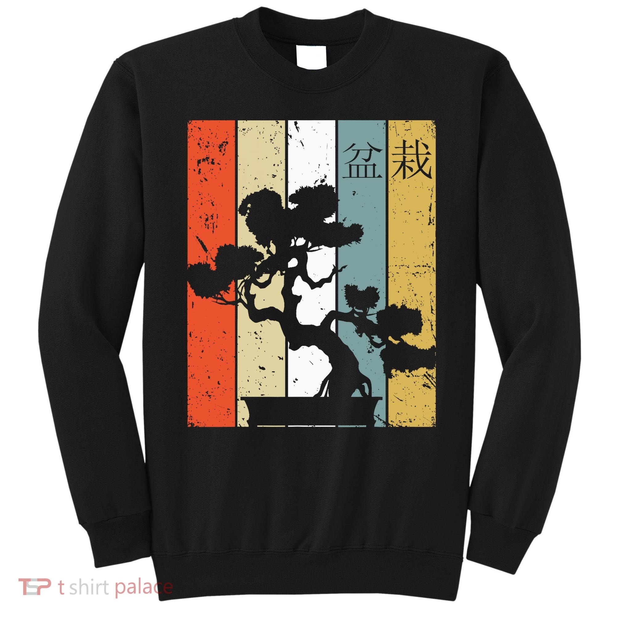 Bonsai Japanese Retro Bonsai Tree Sweatshirt