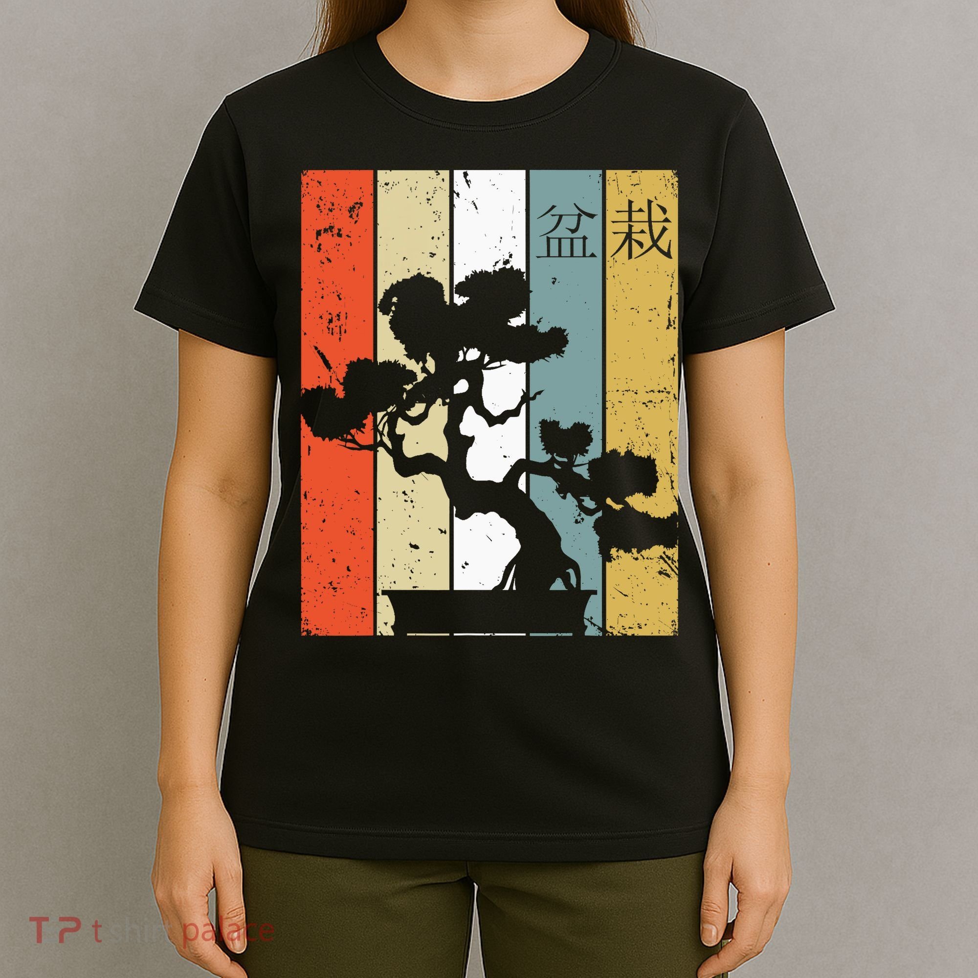 Bonsai Japanese Retro Bonsai Tree T-Shirt