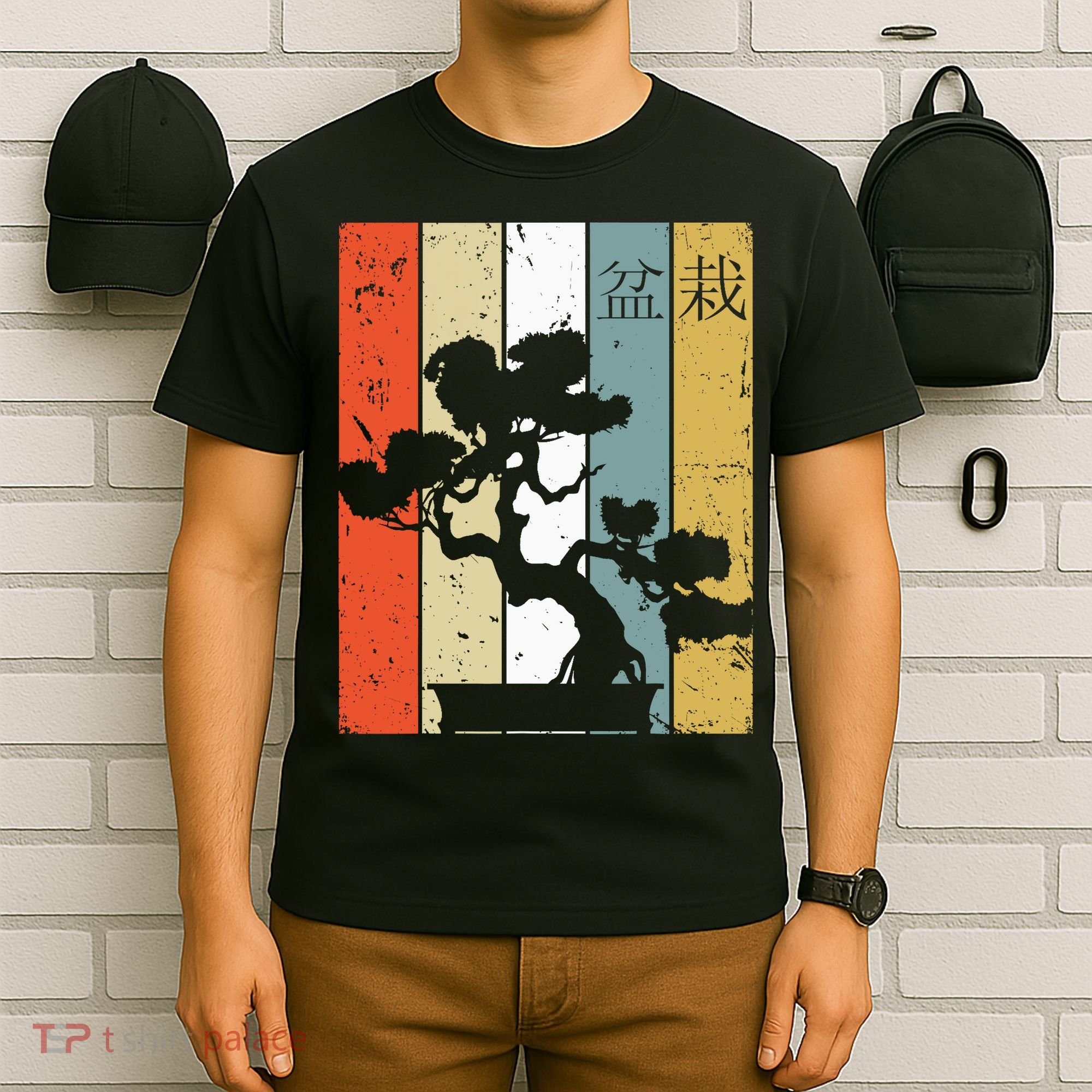 Bonsai Japanese Retro Bonsai Tree T-Shirt